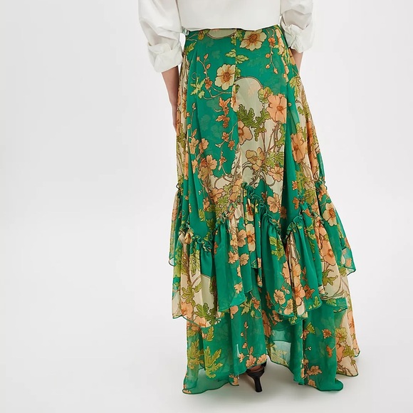 Free People Palermo Villa Chiffon Maxi Skirt - Picture 5 of 5